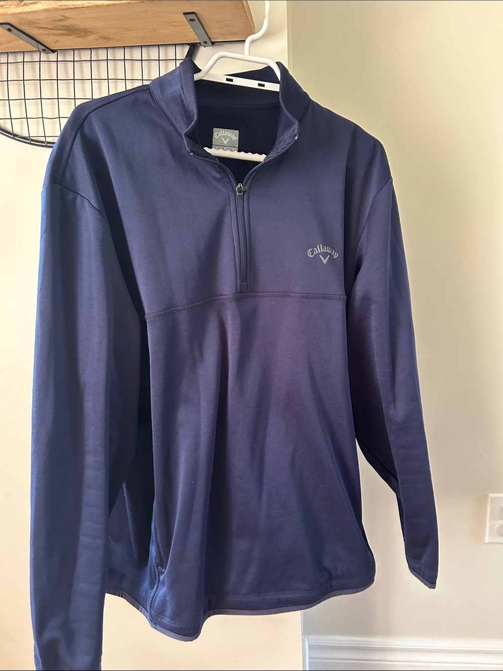Callaway Dark Blue Half-Zip Performance Pullover